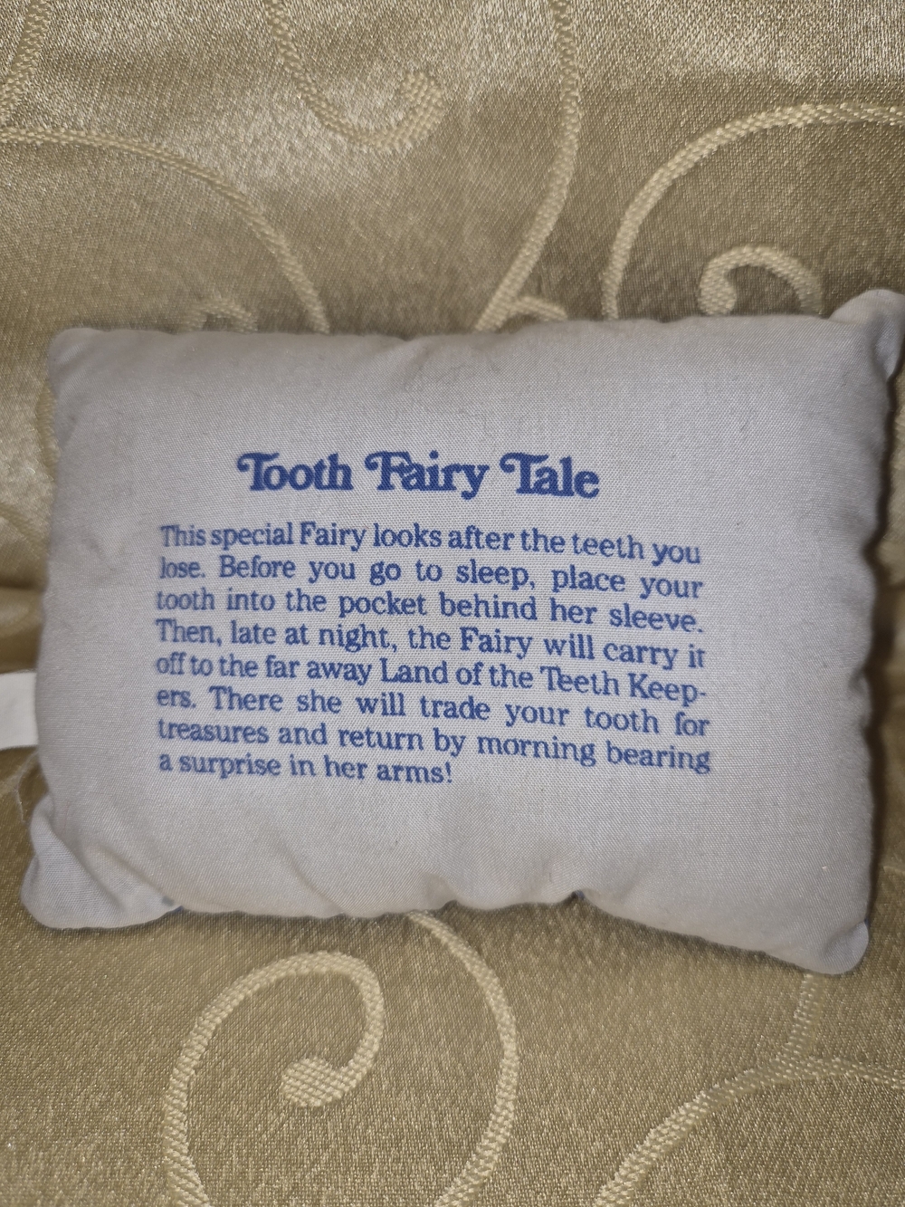 Blue Fairy Pillow Plush with Polka Dot Dress - Picture 3 of 5